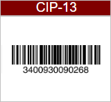 Technicod  codes à barres CIP 13